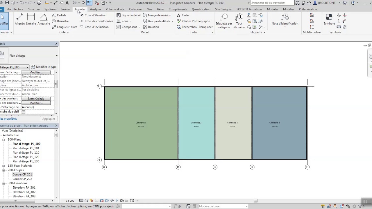 BSolutions Surface pièce en couleurs
