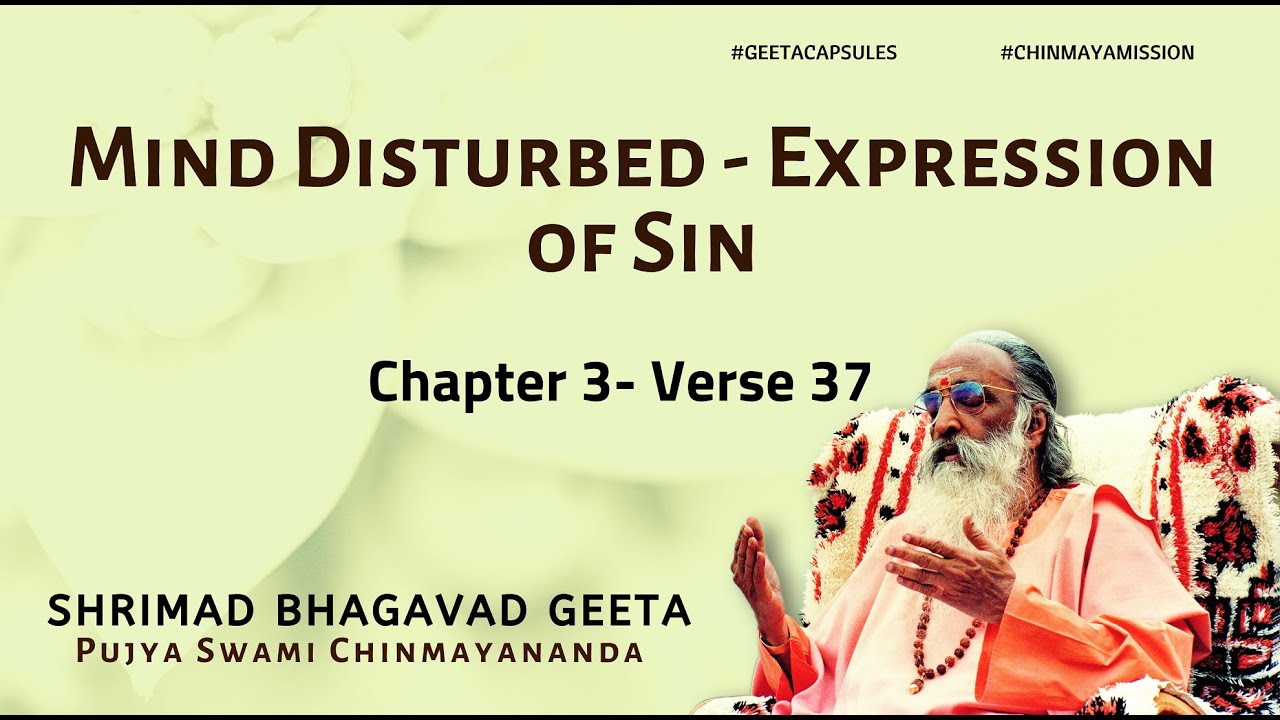 Bhagavad Geeta - Mind Disturbed - Expression of Sin  (Chapter 3 Verse 37) | #GeetaCapsules