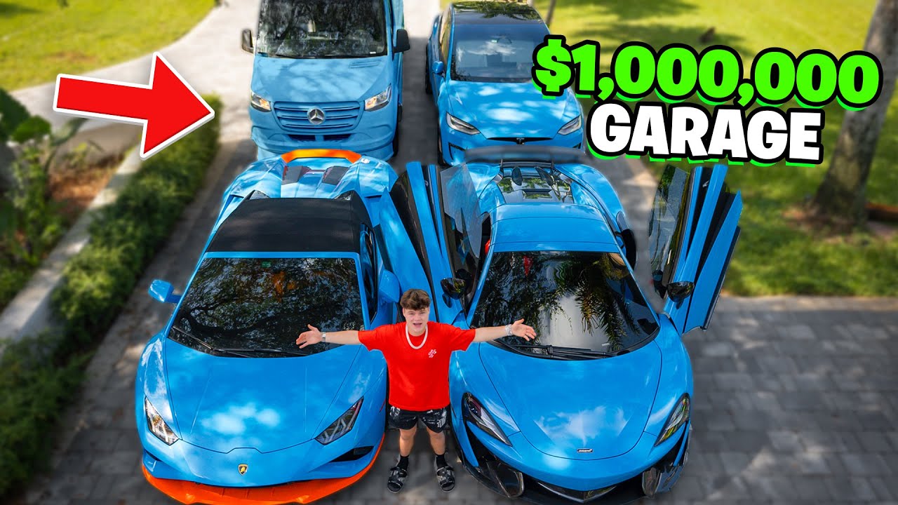 19 Year Old’s $1,000,000 Car Collection!