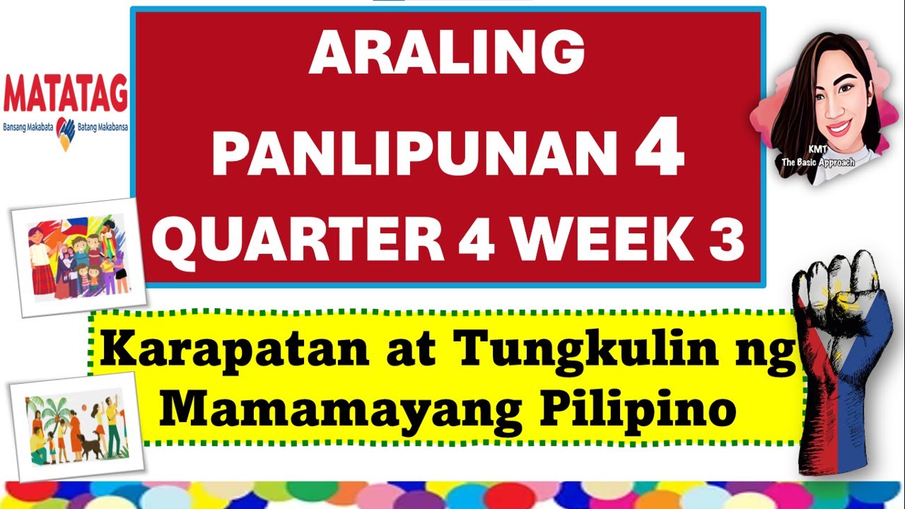 ARALING PANLIPUNAN 4 QUARTER 4 WEEK 3 MATATAG CURRICULUM #aralingpanlipunan4quarter4week3