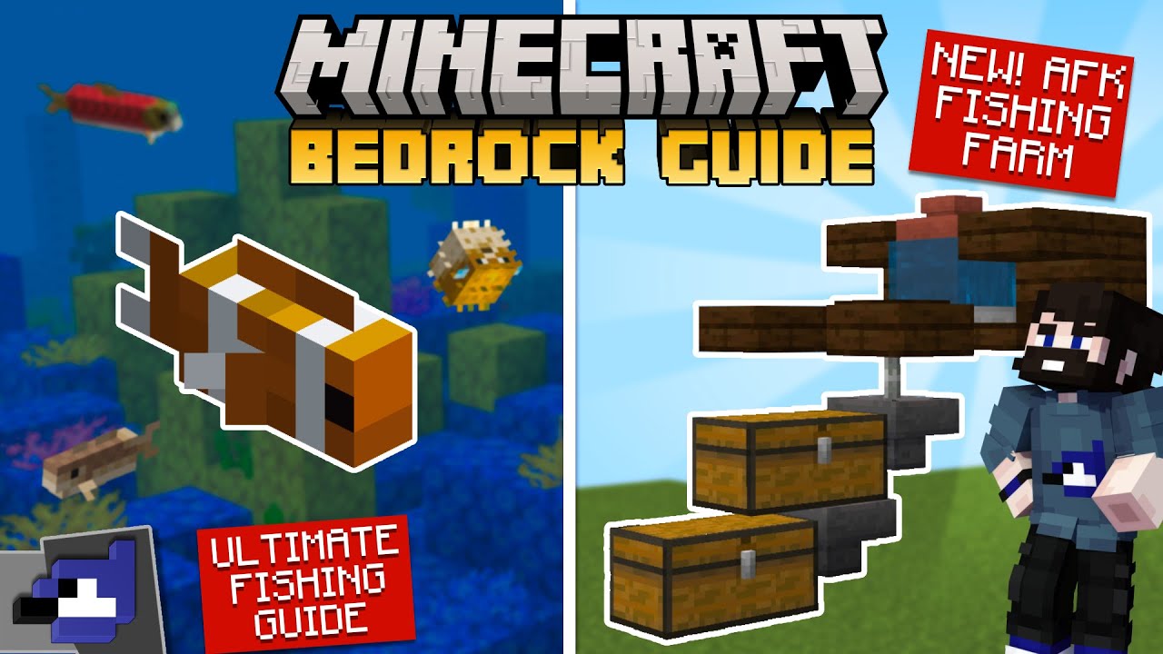 НОВИНКА! Рыболовная ферма AFK 1.20+ и полное руководство по рыбалке | Minecraft Bedrock Guide 1.20