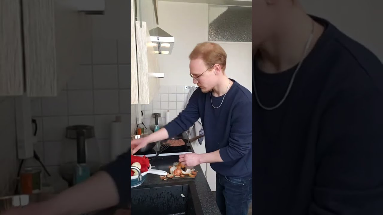 Pieterepp is live vlees braden en Burritos maken