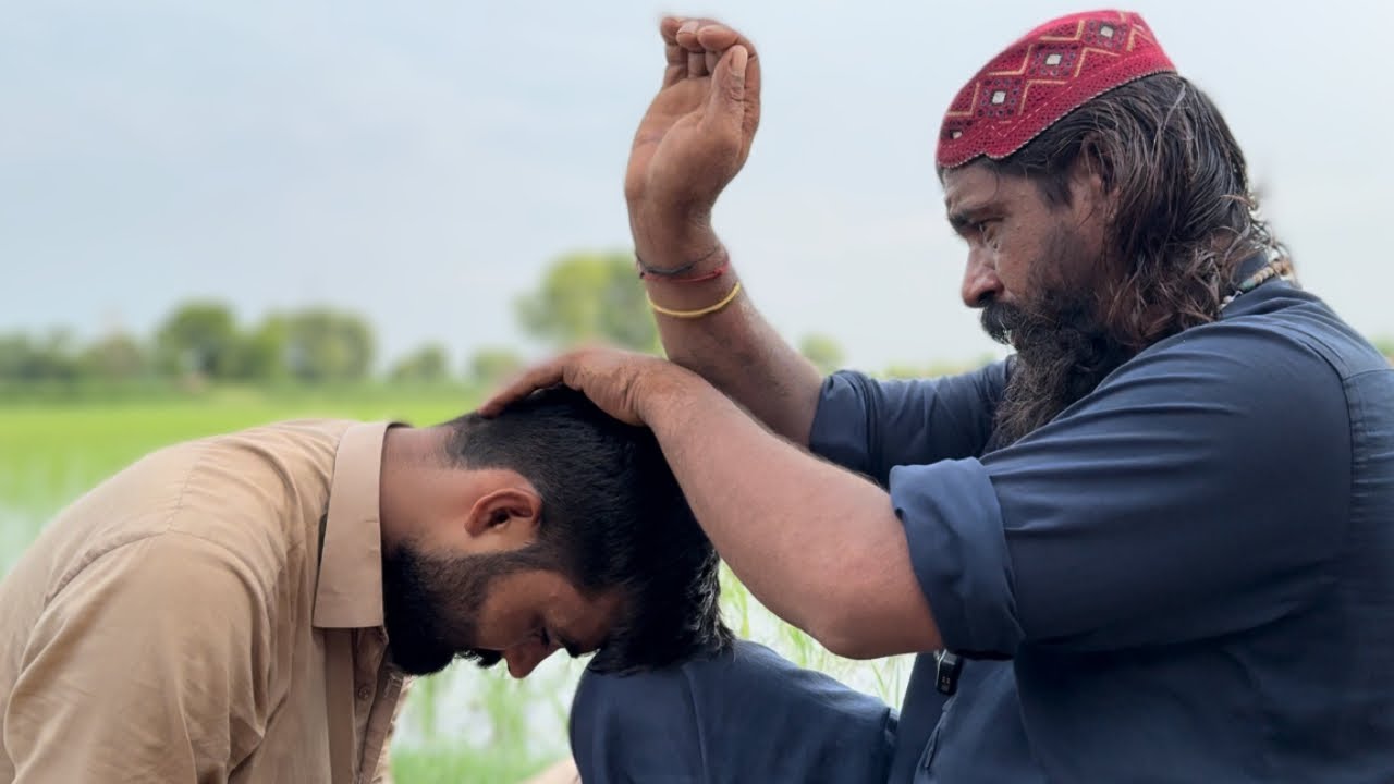 Asmr Head Massage & Back Massage By Bengali Baba | Natural Beauty With Massage 