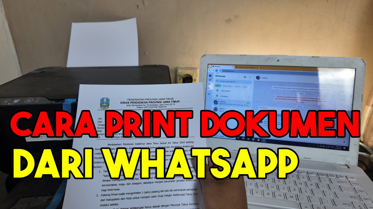 Cara Print Dokumen dari WhatsApp Web di Komputer (PC/Laptop) dengan Cepat