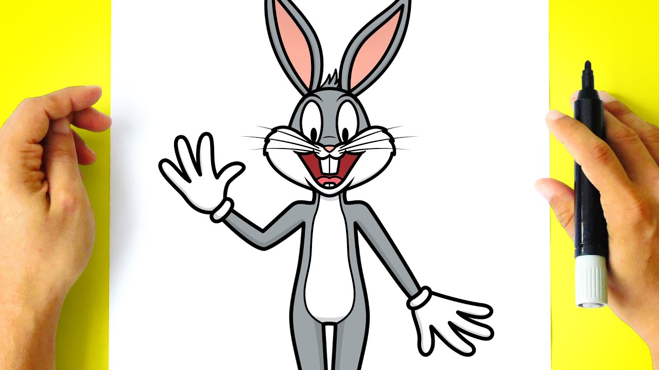 How to DRAW BUGS BUNNY - Looney Tunes