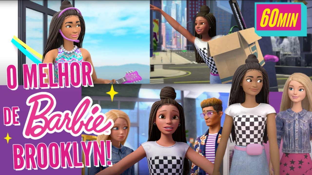 FELIZ ANIVERSÁRIO BARBIE BROOKLYN! 💜🎉💖 | Desenho da Barbie Em Português