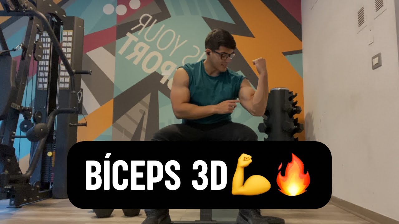 Construye BÍCEPS 3D que IMPONEN 😤💪 (4 EJERCICIOS para EXPLOTARLOS)
