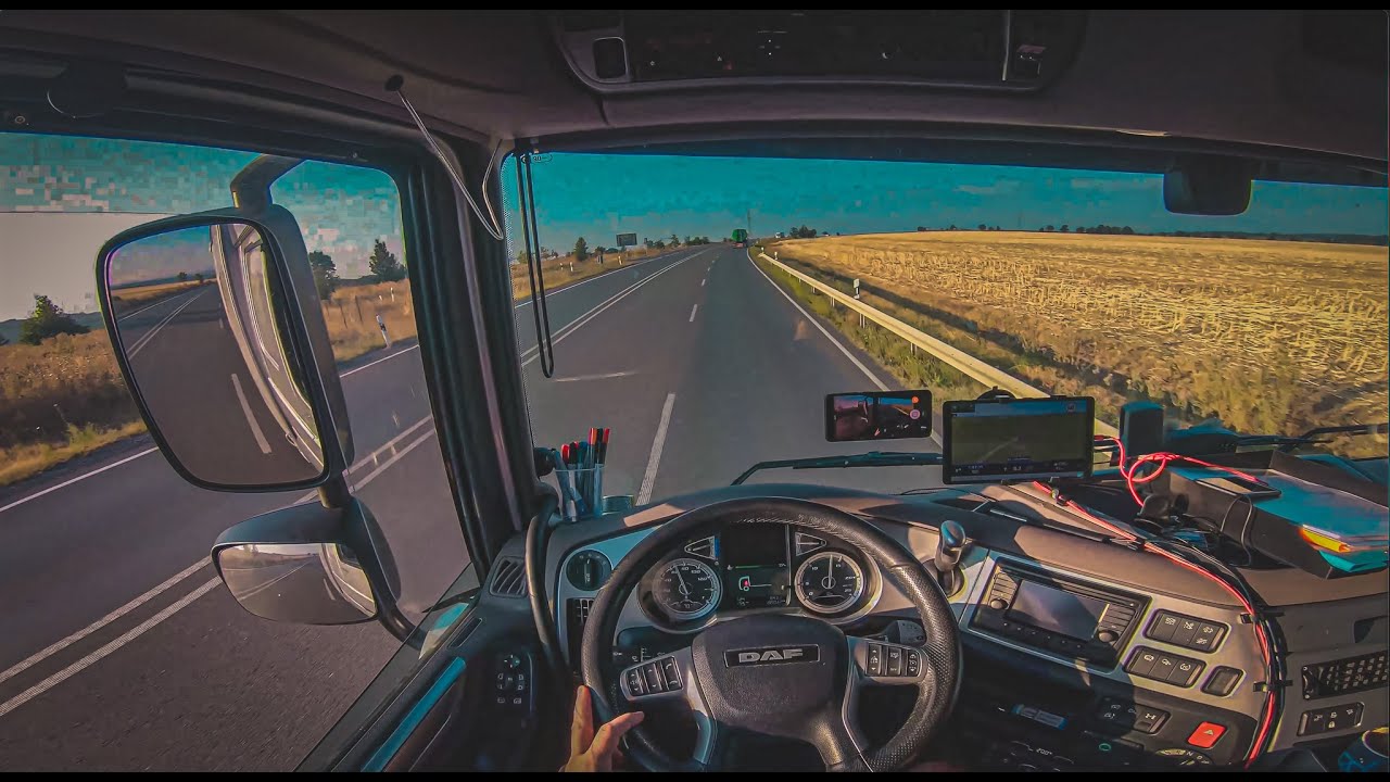truck drive with DAF XF 460