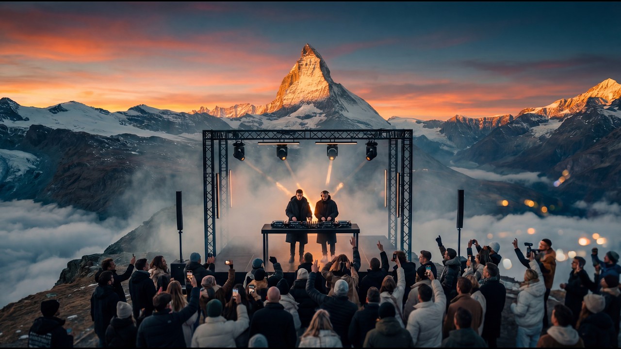 Melodic House at the Matterhorn, Switzerland | R&Uuml;F&Uuml;S DU SOL B2B JERRO Inspired