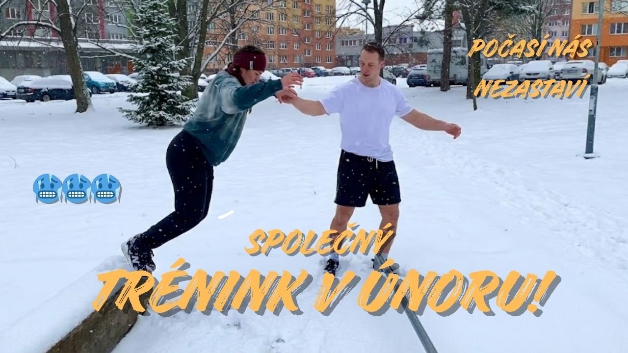 Trénovali jsme v únoru v třičkách