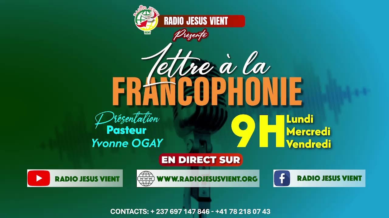 LETTRE À LA FRANCOPHONIE : Pasteur Yvonne OGAY