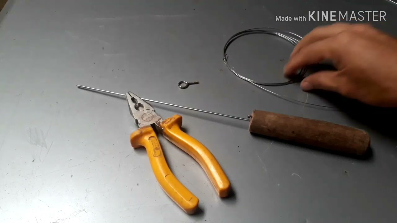 como fazer molas de pressão para alçapão