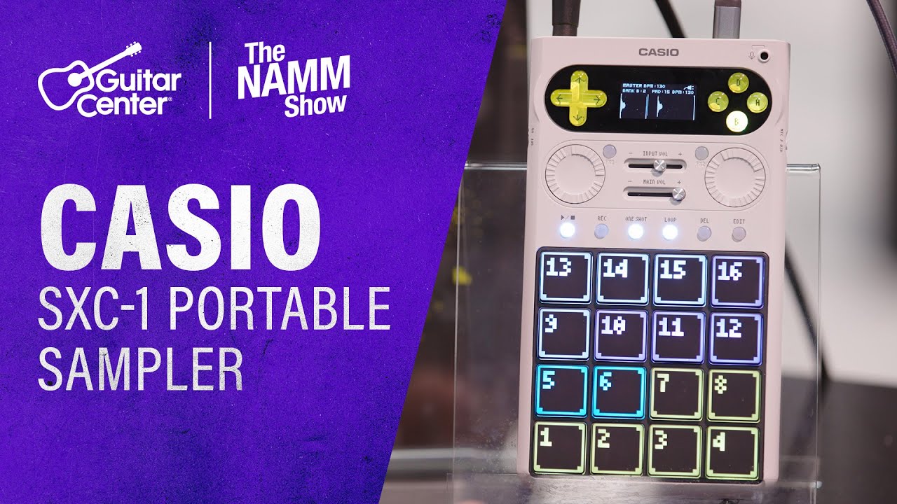 NEW Casio SX-C1 Portable Standalone Sampler Overview and Demo | NAMM 2026