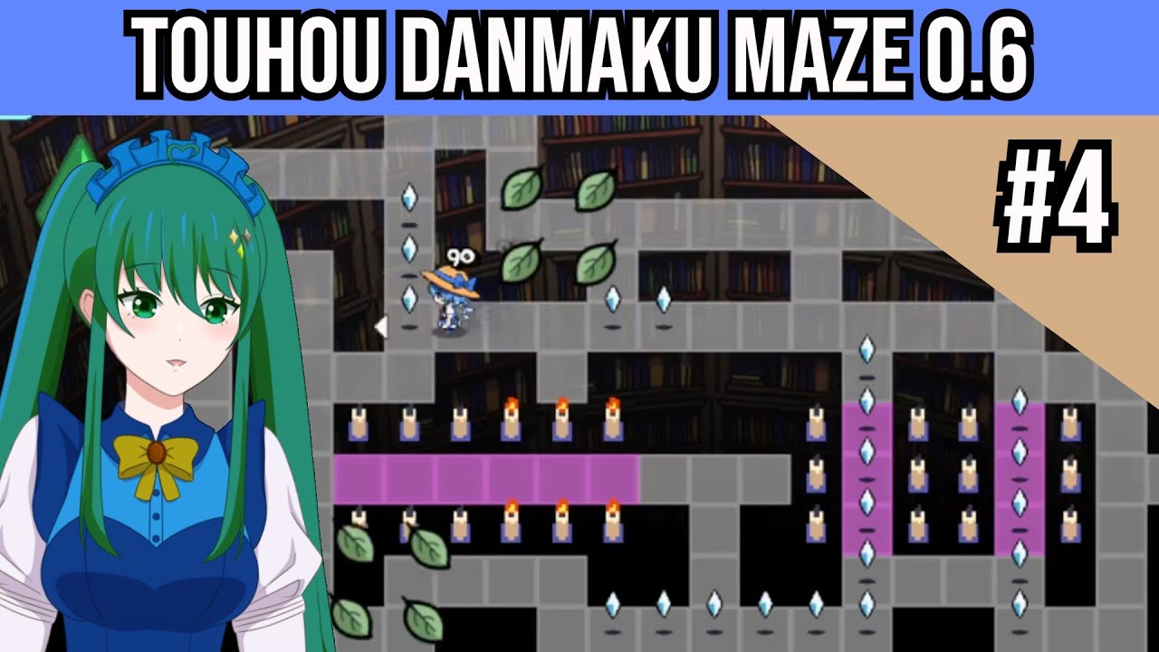 Let's run through the game's newest 0.6 update~! (Touhou Danmaku Maze)