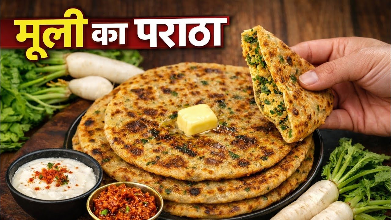 मूली का पराठा ऐसा बनाओ कि सब उंगलियां चाटते रह जाएं 😋 | Mooli Ka Paratha