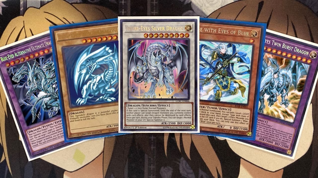 Мой профиль колоды Blue Eyes White Dragon Yugioh на июль 2023 г.
