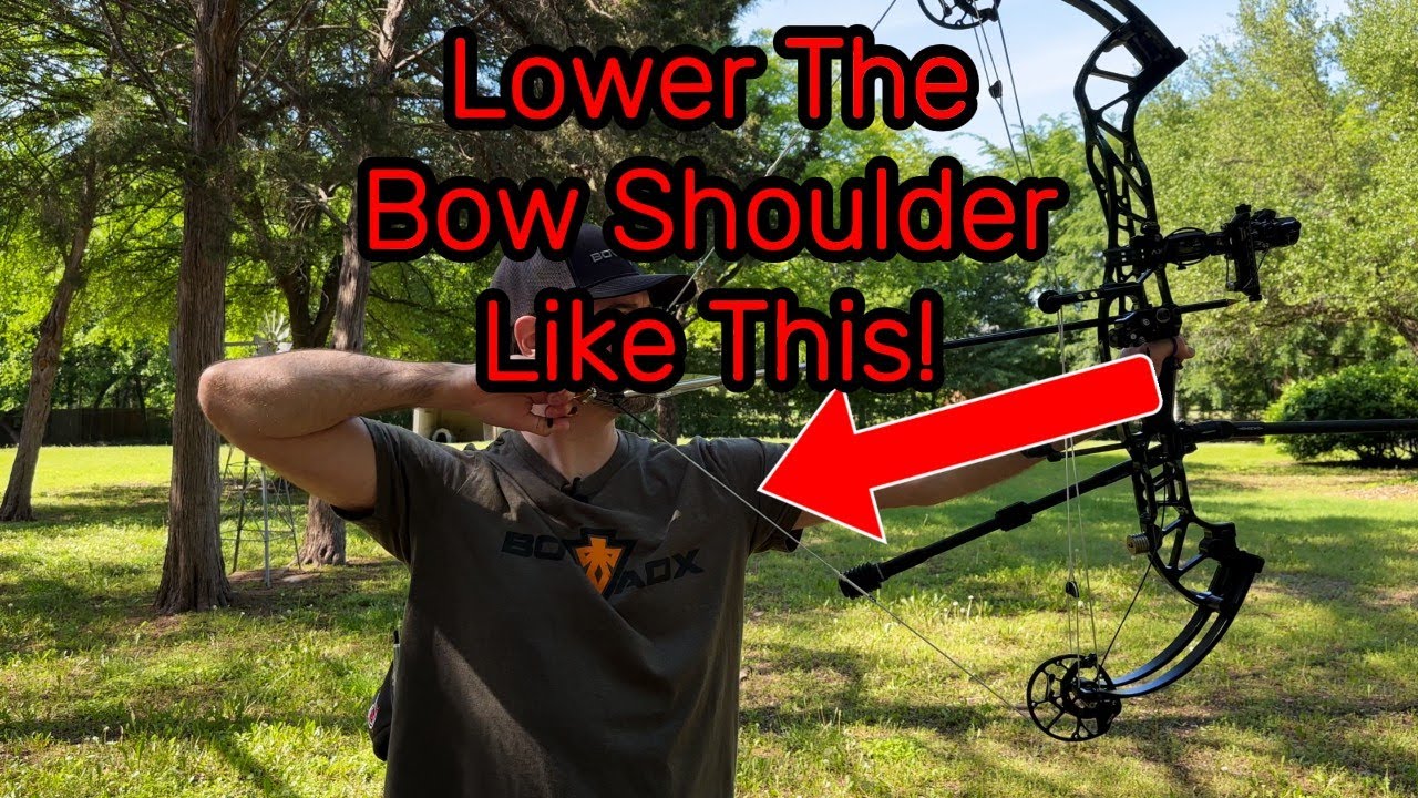 Fixes For A Raised Bow Shoulder. Elbow Angle, Stance, Draw Motion (Tuesday's Tip of The Week 124)