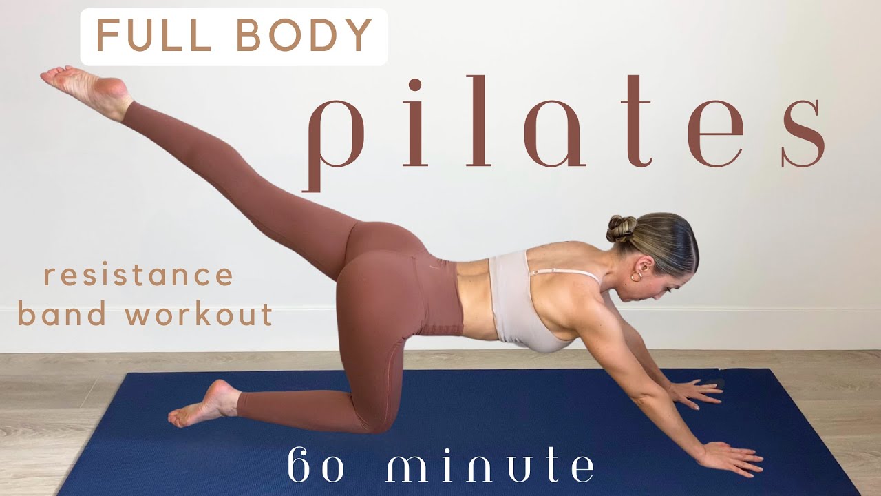 60 Minute Full Body Pilates Workout with Resistance Band | Burn Calories & Tone Muscles!