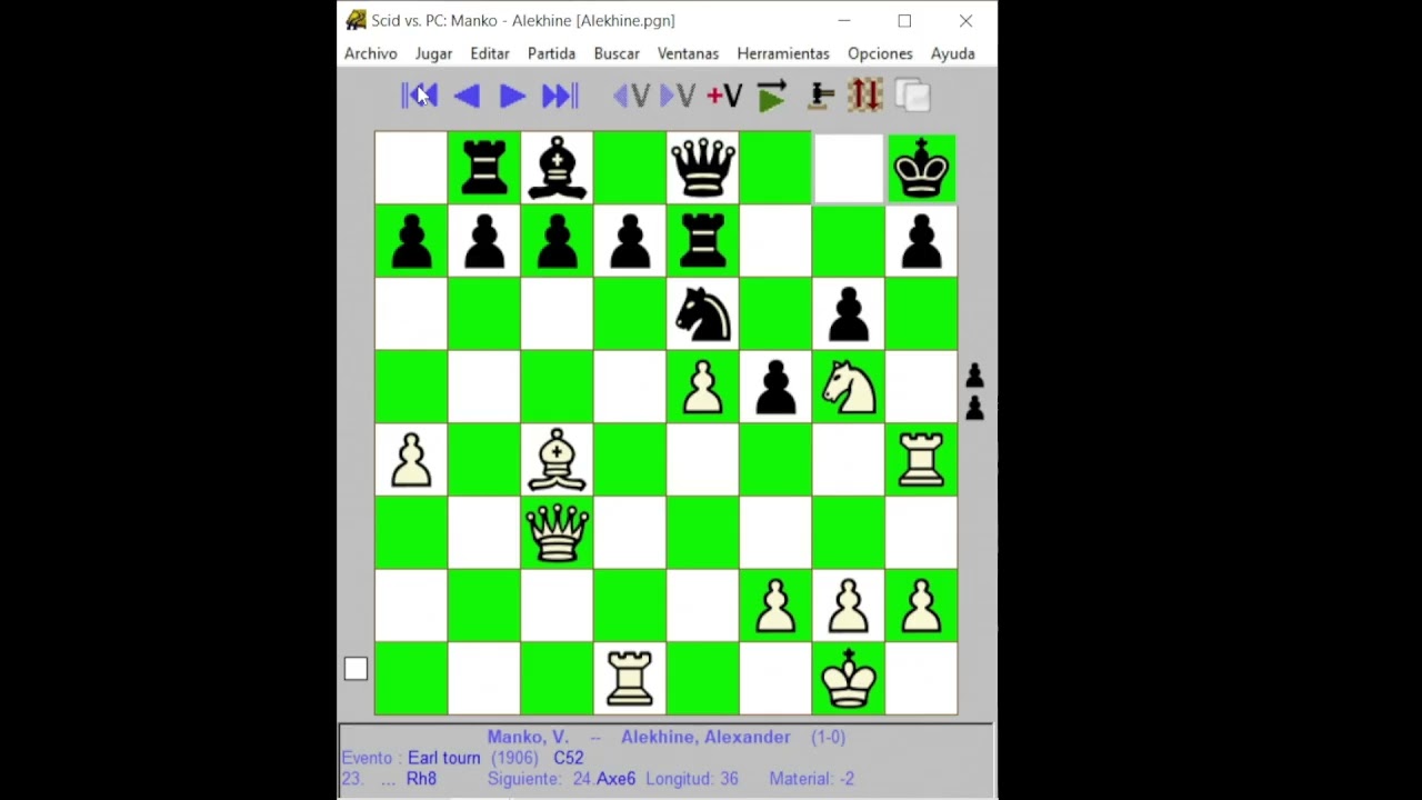 Manko  -- Alekhine