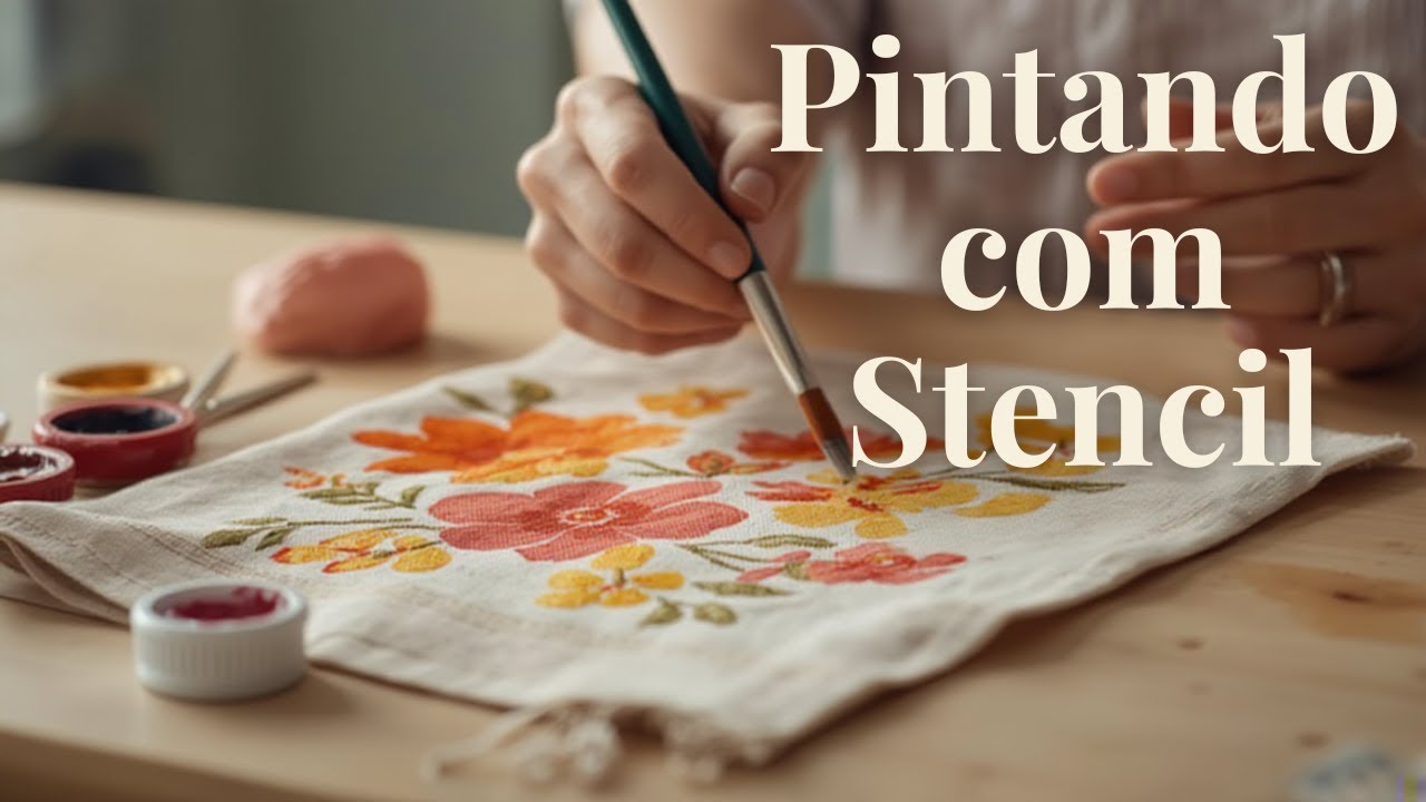 Descubra o Poder do Stencil para Pintar Pano de Prato com Perfeição