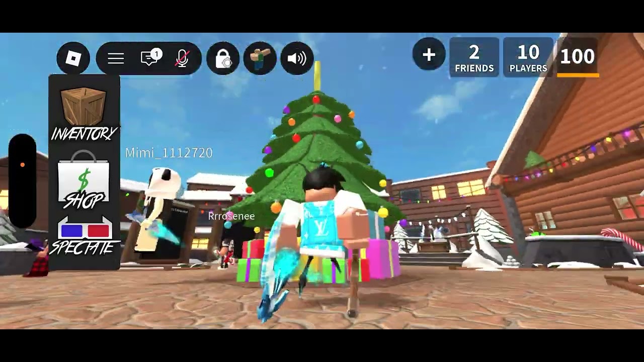 I was playing some Roblox mmm when my weird friend who we met IRL was playing with me 