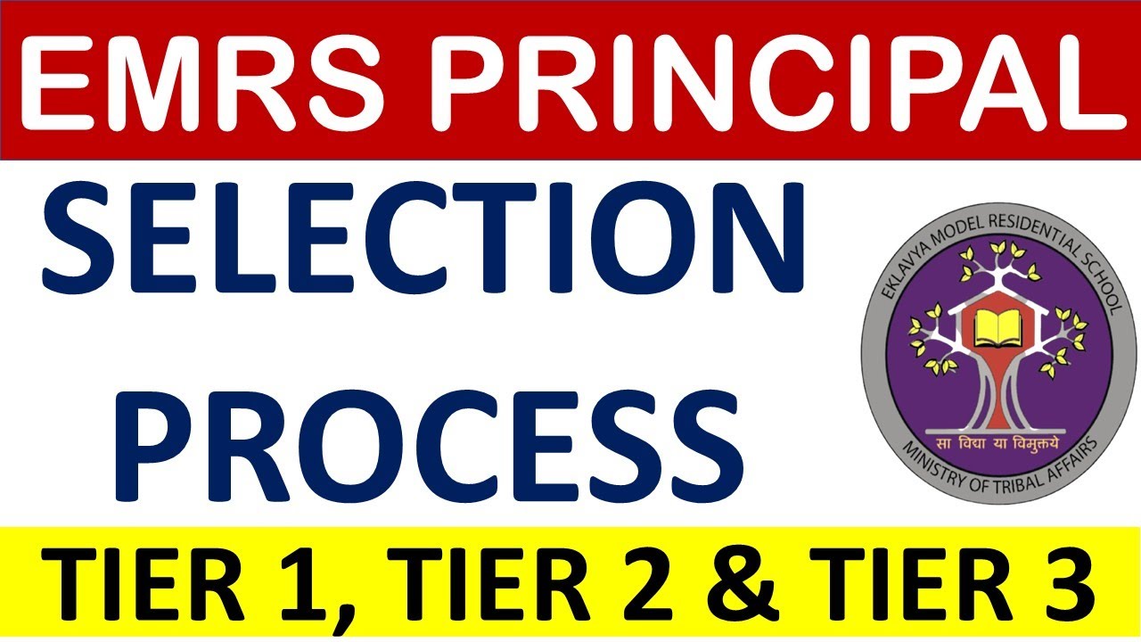 EMRS Principal Seceltion Process - Tier 1, Tier 2 & Tier 3 - Written Exam & Interview !!