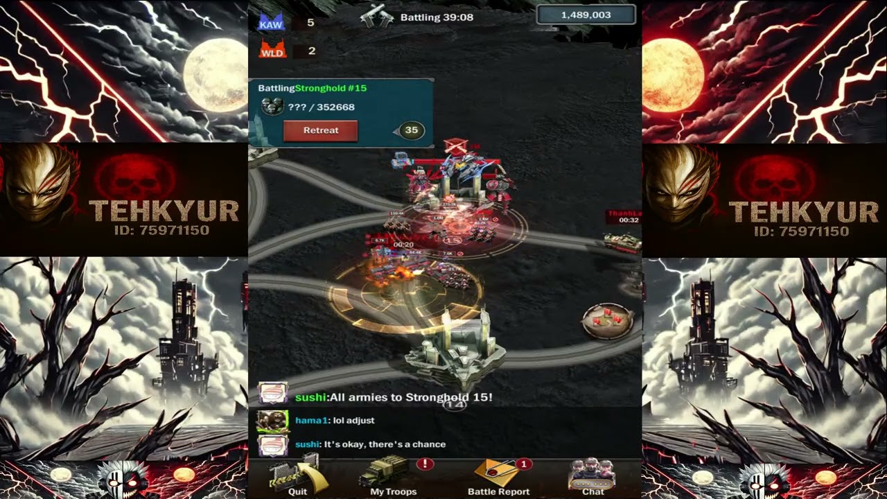 AoZ Elite Wars! KAW(830) vs WLD(977)