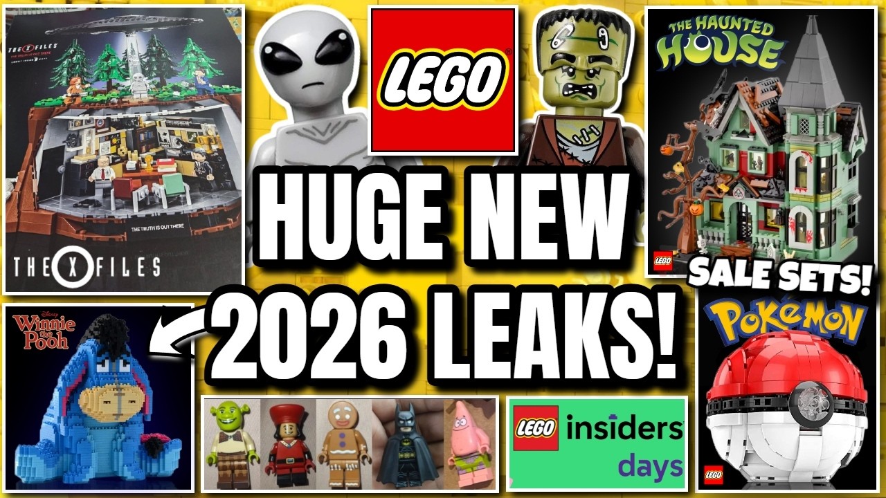 НОВЫЕ УТЕЧКИ LEGO! (Секретные материалы, Icons, Pokemon, Скидки и ДРУГОЕ!)