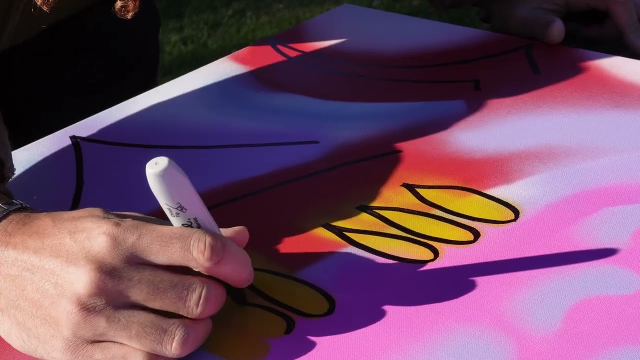 i spray painted (satisfying, no audio)