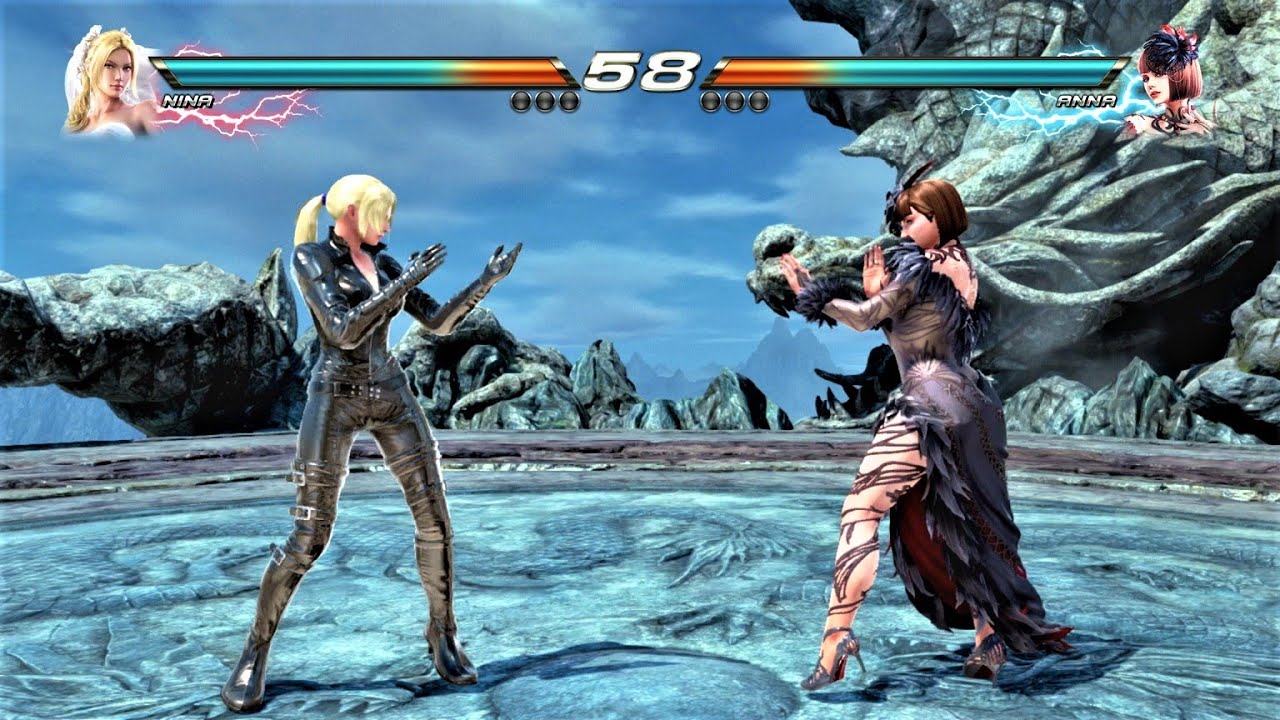Nina Williams vs Anna Williams (Hardest AI) - Tekken 7 Arcade Mode