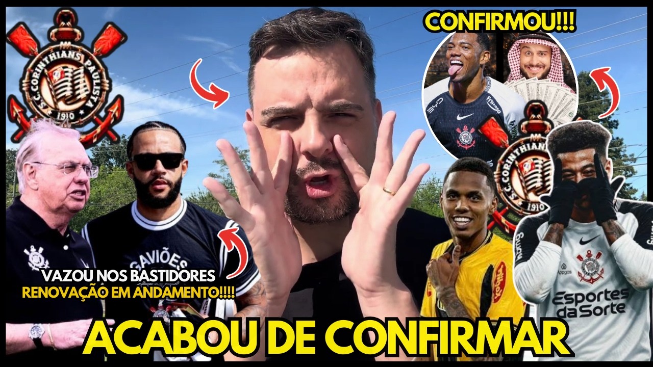 🚨REVIRAVOLTA NO CORINTHIANS!! SEMANA COMEÇA COM ÓTIMAS NOTÍCIAS NO CORINTHIANS!ATUALIZAÇÃO QUENTINHA
