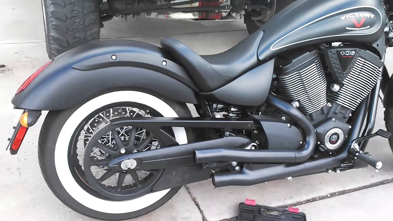 2015 victory Highball removed exhaust tips