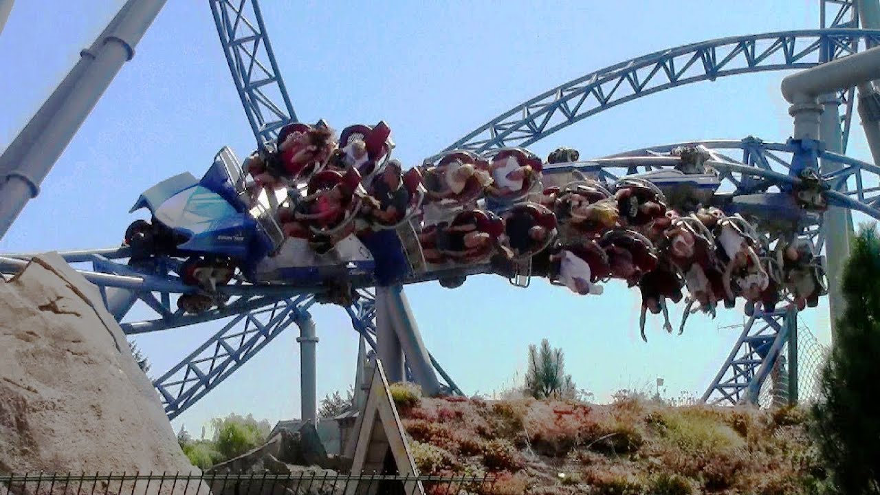blue fire Megacoaster off-ride HD Europa Park