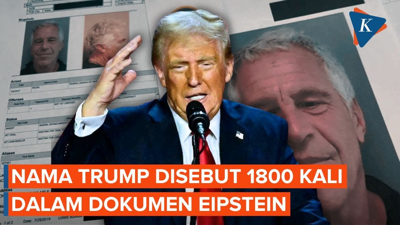 Nama Trump Disebut 1.800 Kali dalam Dokumen Epstein