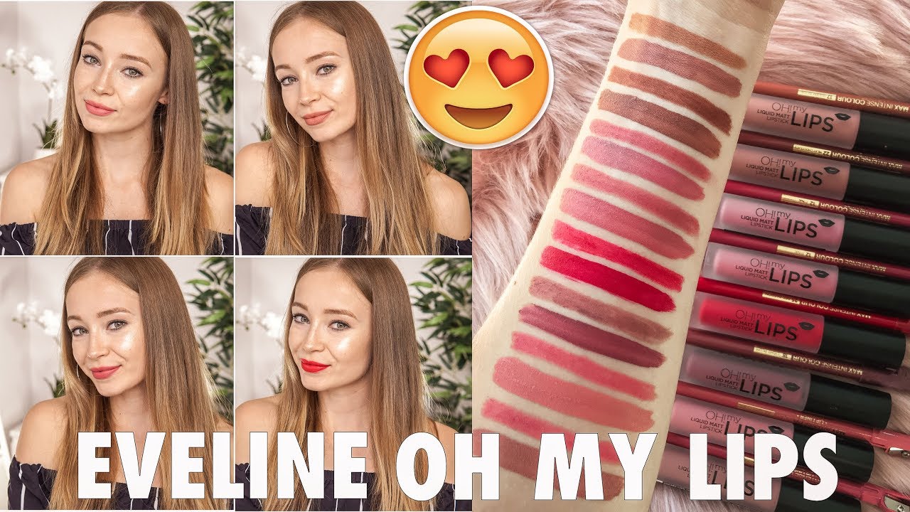 EVELINE OH MY LIPS | SWATCHE + TEST