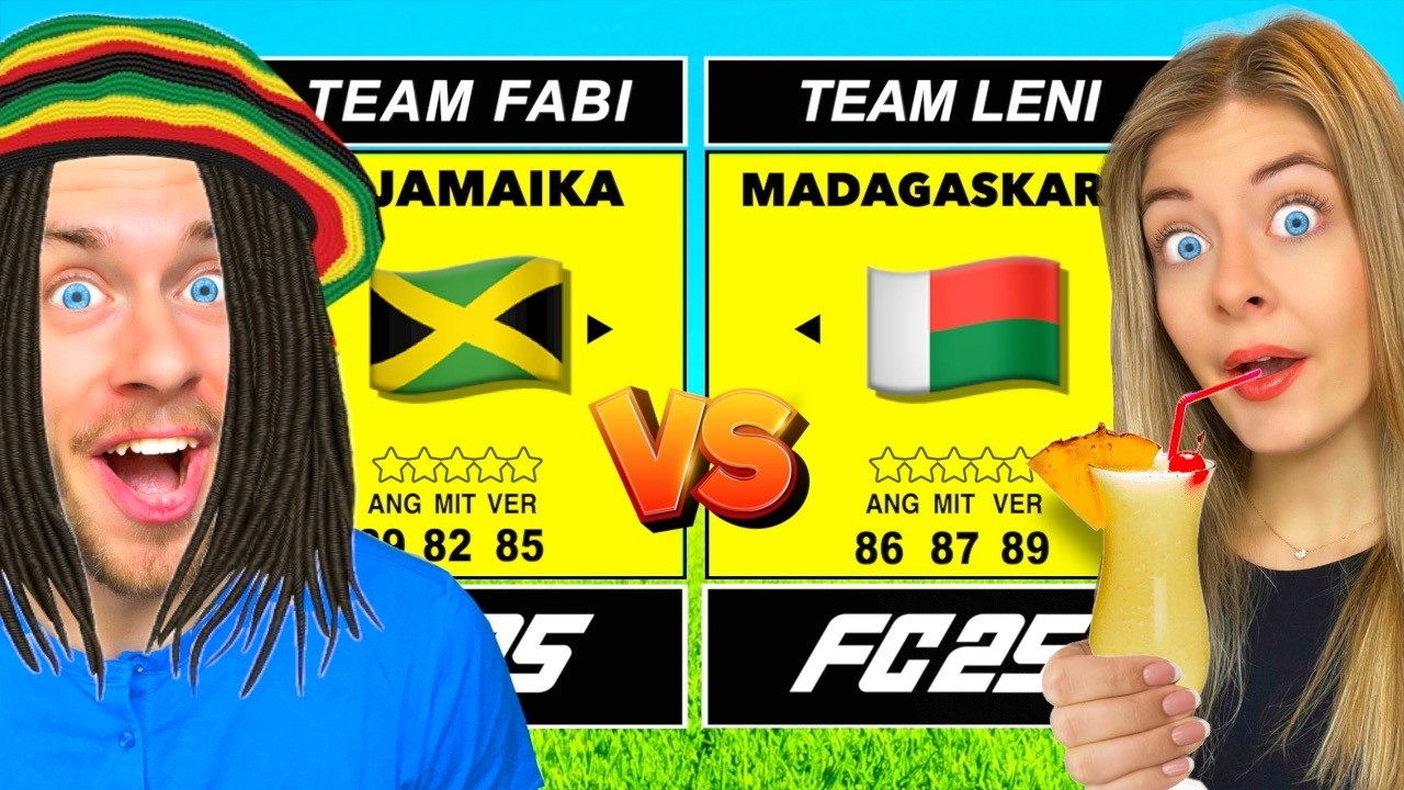 FC Fabiano vs FC Leni - ABER EXOTISCHE LÄNDER bestimmen unsere Teams! 😍🍍