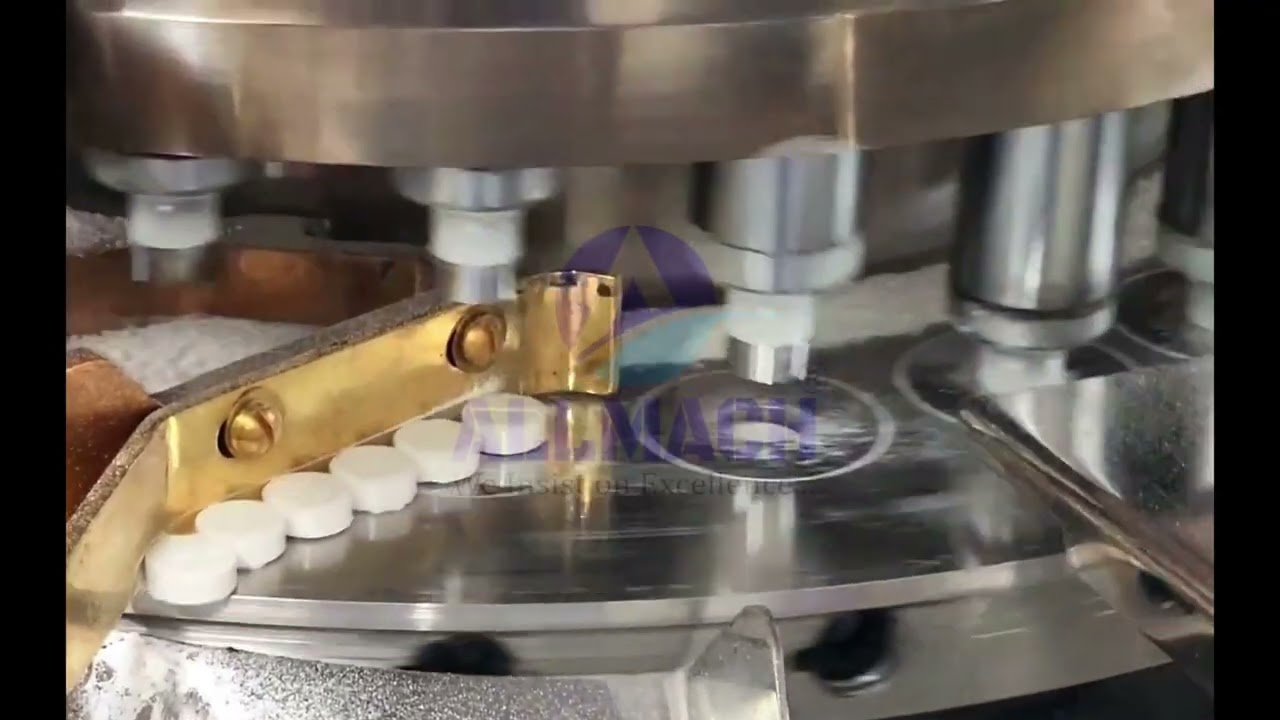 Rotary Tablet Press Machine| Precision Tablet Manufacturing in Action! Allmach Pharma Machinery P.L.
