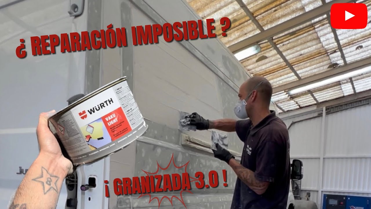 ¡ GRANIZADA 3.0 ! ¿ REPARACIÓN IMPOSIBLE ? Masilla Vakulight !