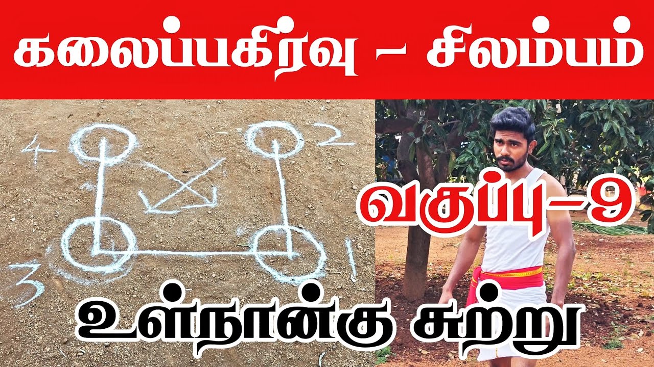கலைப்பகிர்வு | சிலம்பம் | வகுப்பு-9 | உள்நான்கு சுற்று