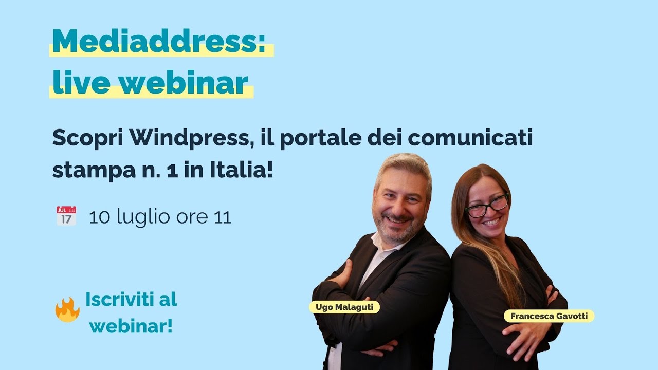 Scopri Windpress, il portale dei comunicati stampa Numero 1 in Italia!