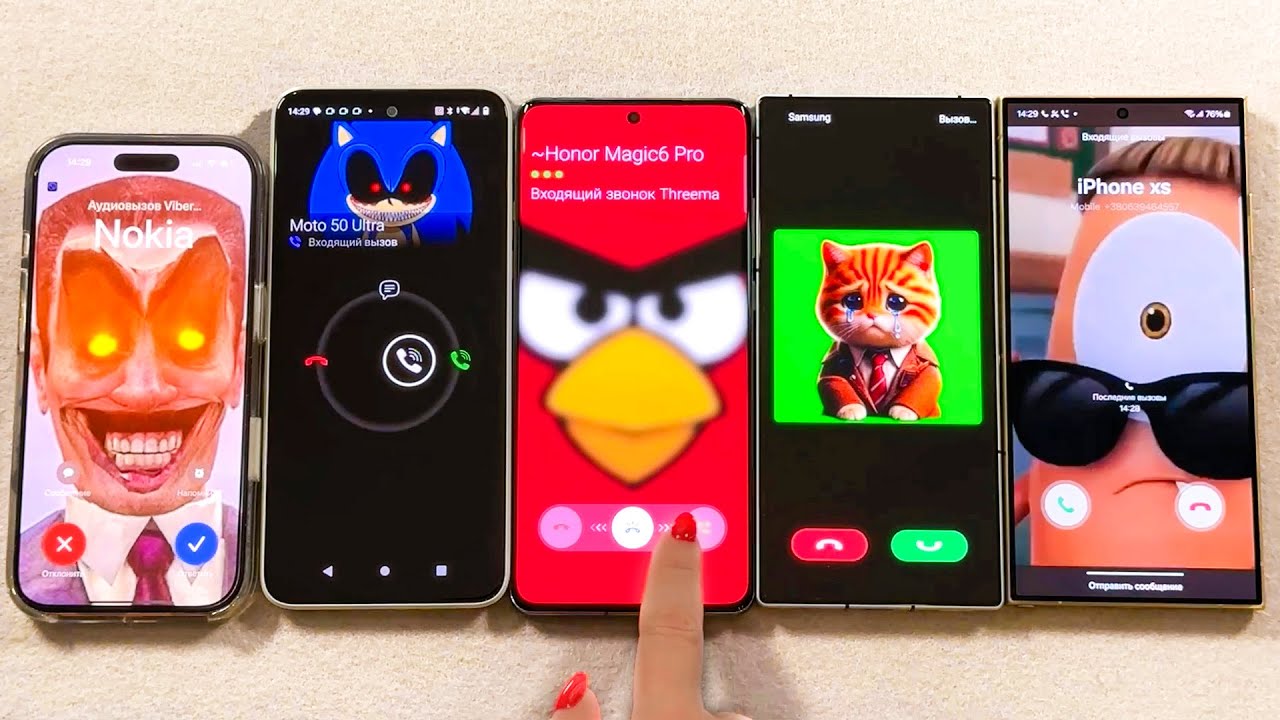 iPhone 16 Pro + HTC U23 Pro + OnePlus 12 + Redmagic 9 Pro + Samsung S24 Ultra Viber, Twinme, Threema