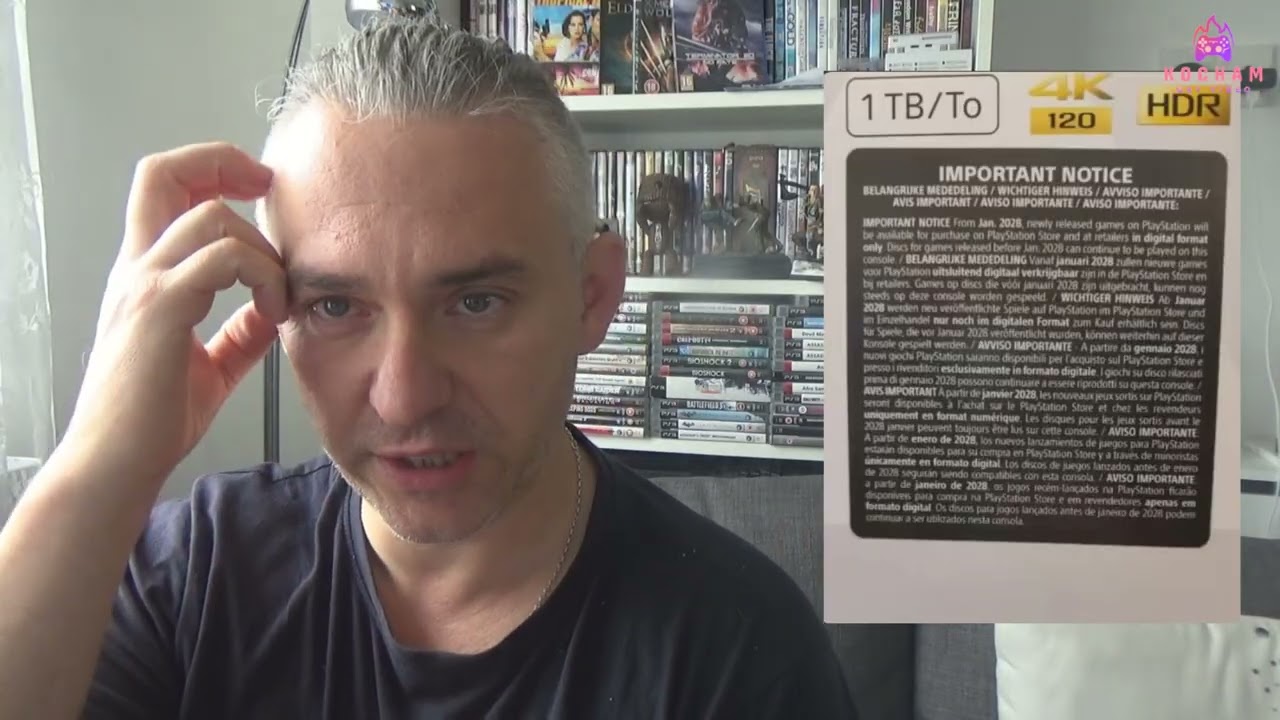 SONY SPRZEDAJE SWOJE KONSOLE Z OSTRZEŻENIEM UWAGA ZABIJAMY GRY FIZYCZNE #KochamGryVideo