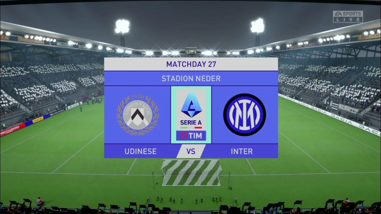 @Nptk_boi #gameplay Udinese vs Inter Milan Serie A matchday 27 stadium Stadion neder