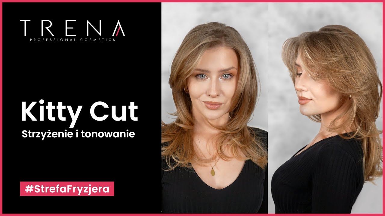 Trendy fryzura 2024 | Tonowanie włos&oacute;w i cięcie Kitty Cut | Trena x Arno Gill ✂ HairCut Trend 💇🏼