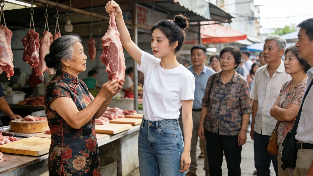 穷女孩帮老奶奶抢猪肉，却不知她是首富奶奶，报恩把她孙子介绍给我当老公，从此逆袭人生！💘 #chinese television dramas #逆袭 #爽剧 #豪门 #shortdramas