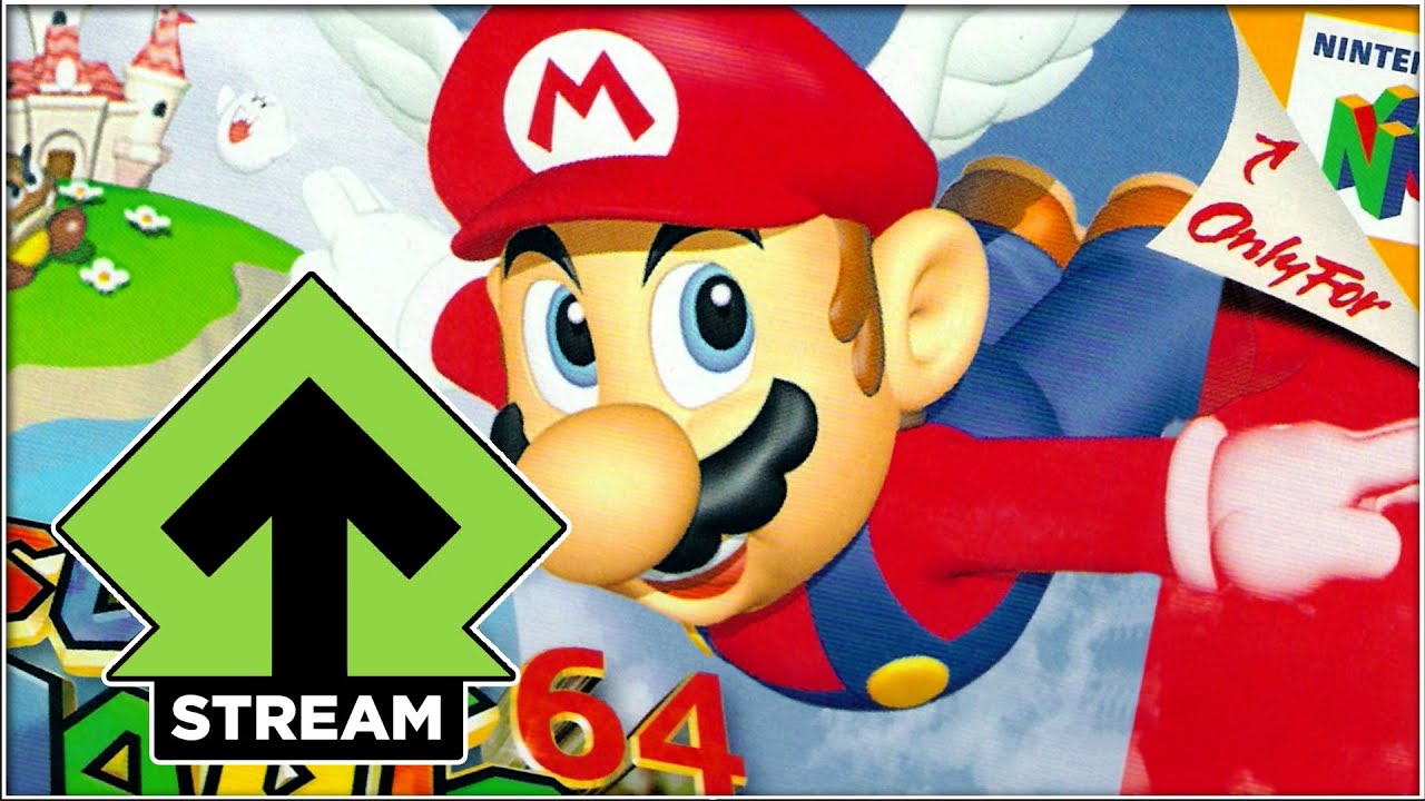 Level Up streamer Super Mario 64 (opptak)