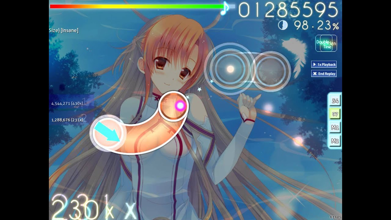 osu! LiSA - crossing field (TV Size) [Insane] +DT +HD