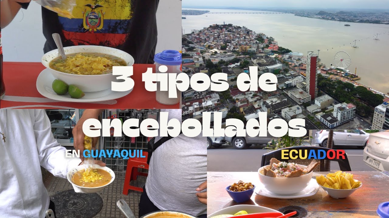3 tipos de encebollados en Guayaquil. 💙🤍💙🤍