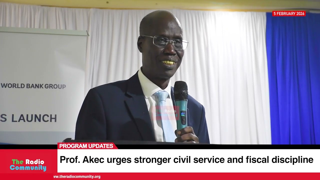 Prof. Akec urges stronger civil service and fiscal discipline