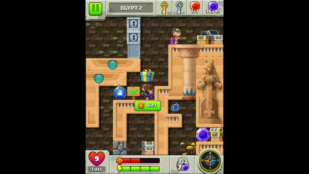 Diamond Quest 2: Lost Temple - Egypt 2 - stage 7